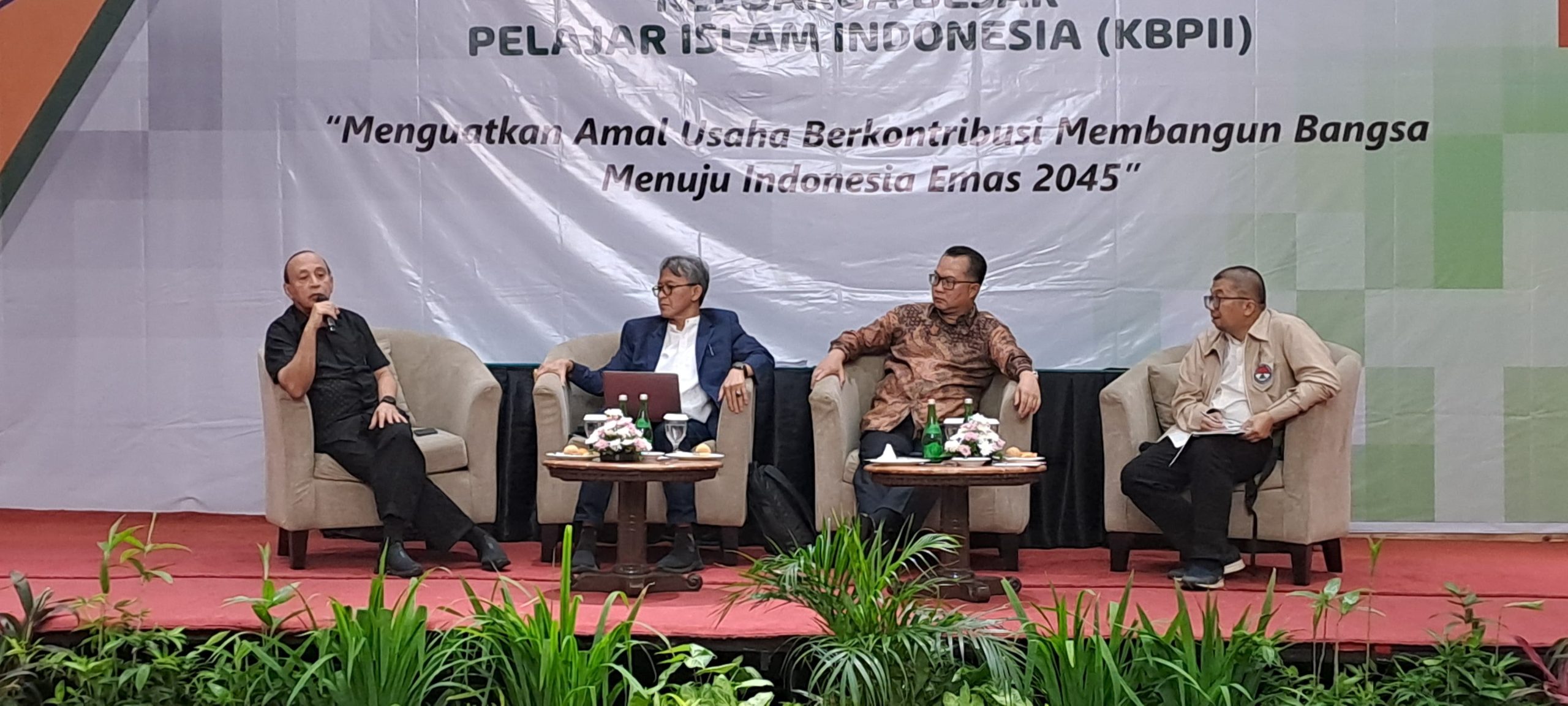 Suasana Dialog Muktamar VII KB PII, di Hotel Sahid, Jakarta, Sabtu 14 September 2024 siang